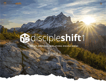 Tablet Screenshot of discipleshift.org
